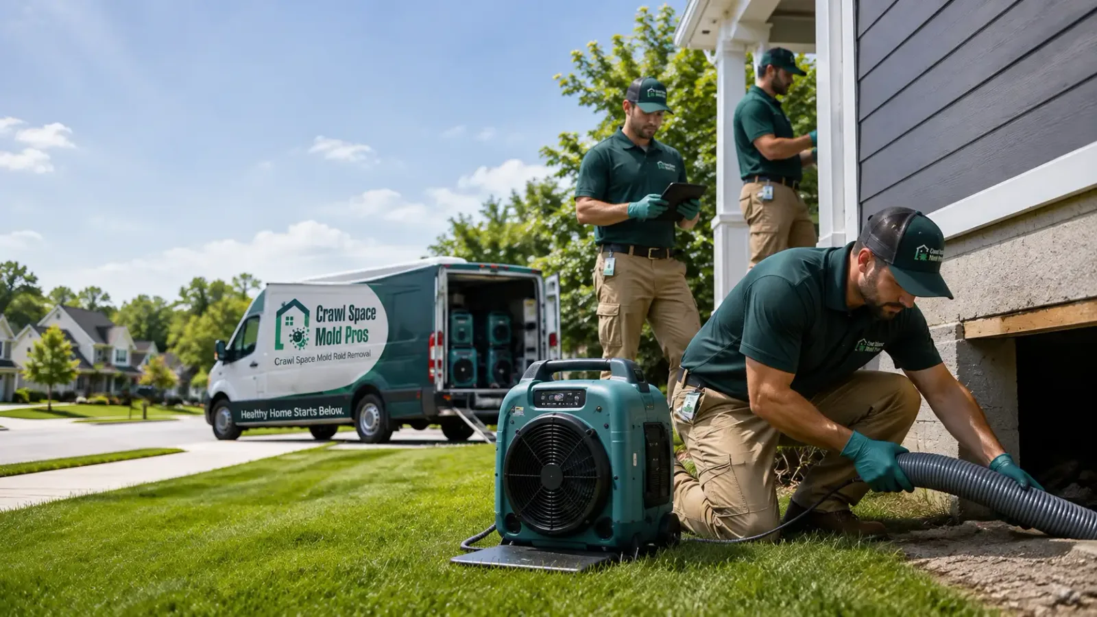 Crawl Space Mold Removal in Midvale, OH